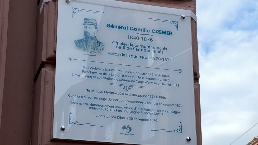 Commémoration de la guerre de 1870 : le Général Camille Crémer à l’honneur