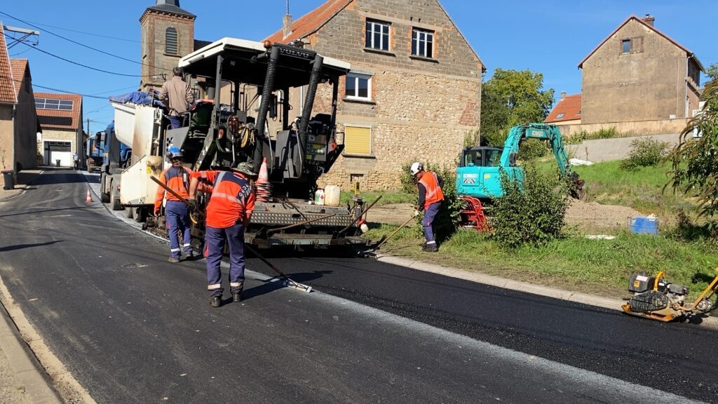 La départementale entre Bettviller et Hoelling est en travaux