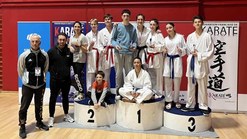 Le Karaté Do Sarralbe rafle les médailles aux championnats de Moselle