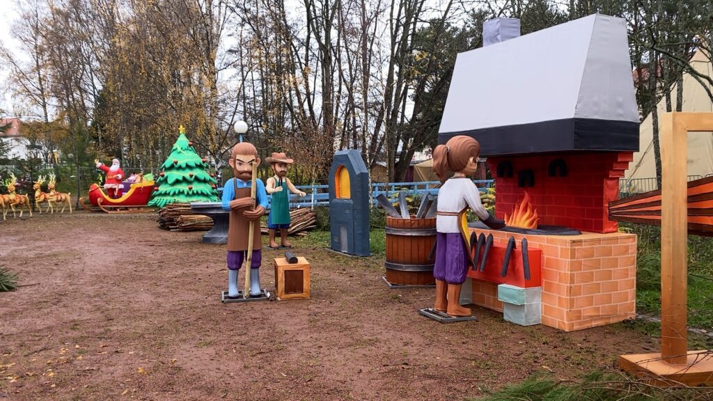 Les lanternes s’installent dans le parc du Stadtweiher