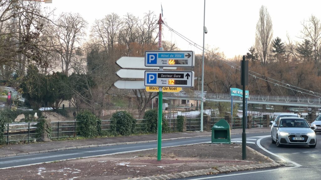 Signalétique dynamique des parkings de Sarreguemines