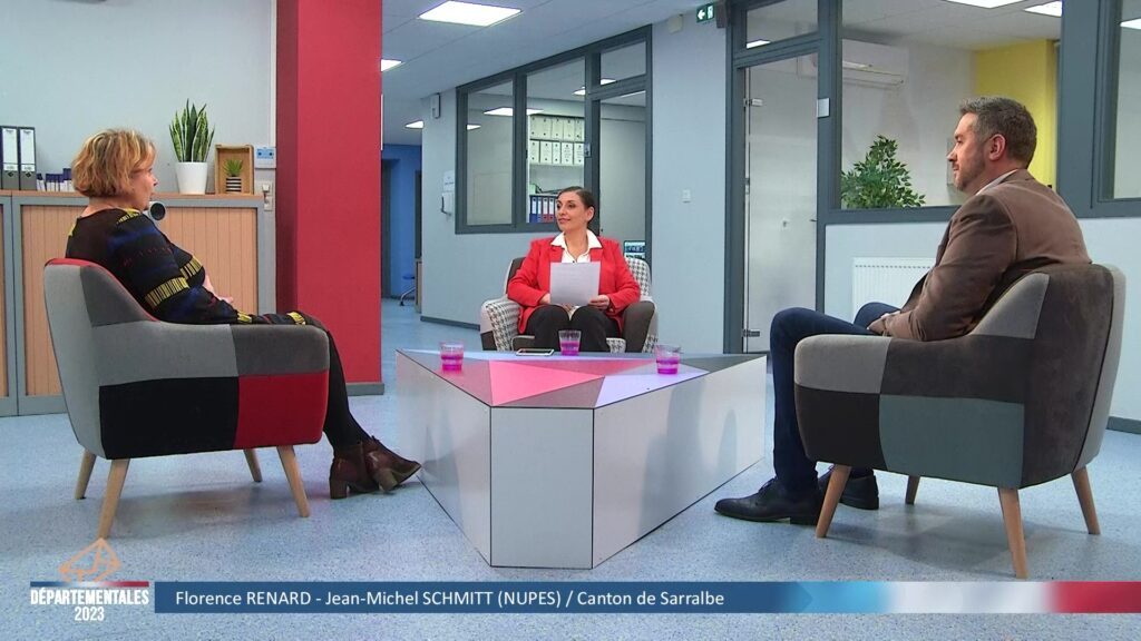 Florence Renard - Jean-Michel Schmitt : candidats dans le canton de Sarralbe