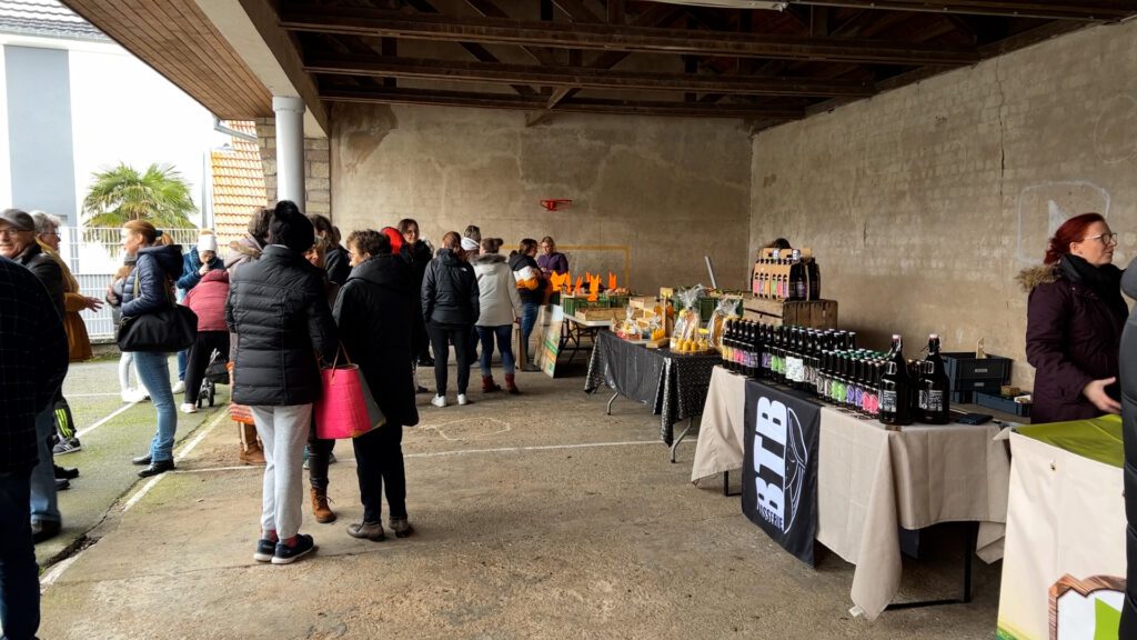 Un premier marché local réussi à Achen