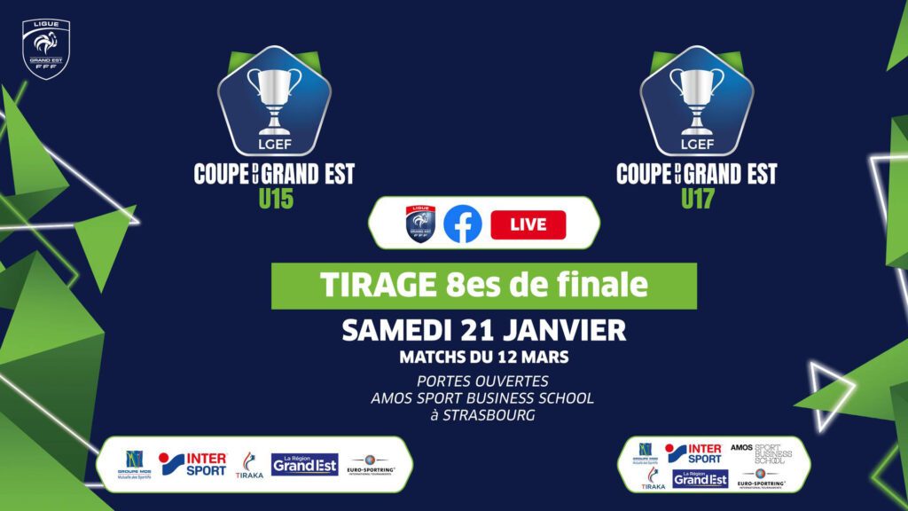 8es de finale de la Coupe du Grand Est U15 : le SFC affronte Kometrib