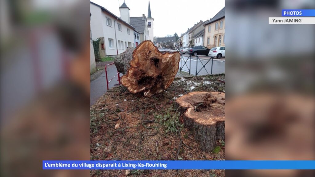 L'emblème du village disparait à Lixing-lès-Rouhling