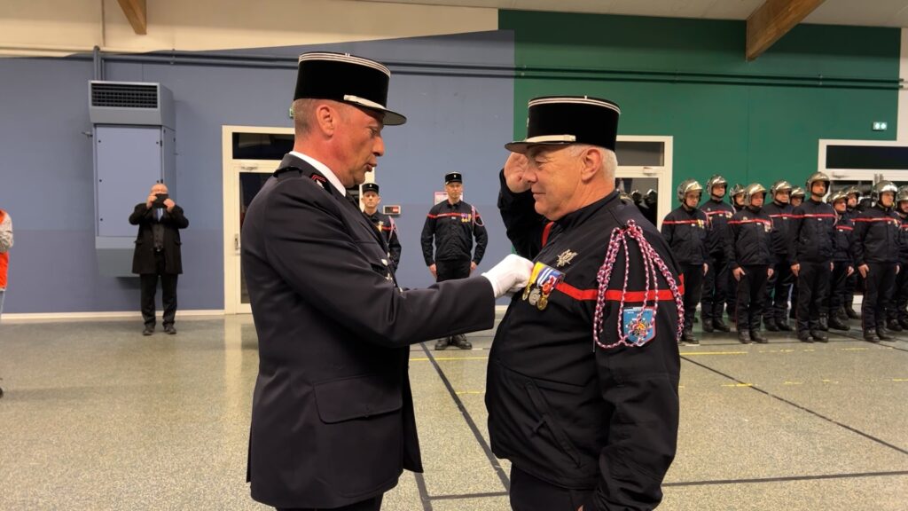 Cérémonie de passation de commandement des sapeurs-pompiers de Rahling