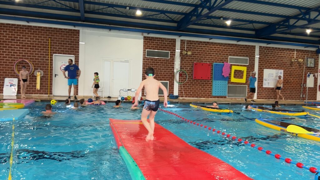 À la piscine en famille à Sarralbe