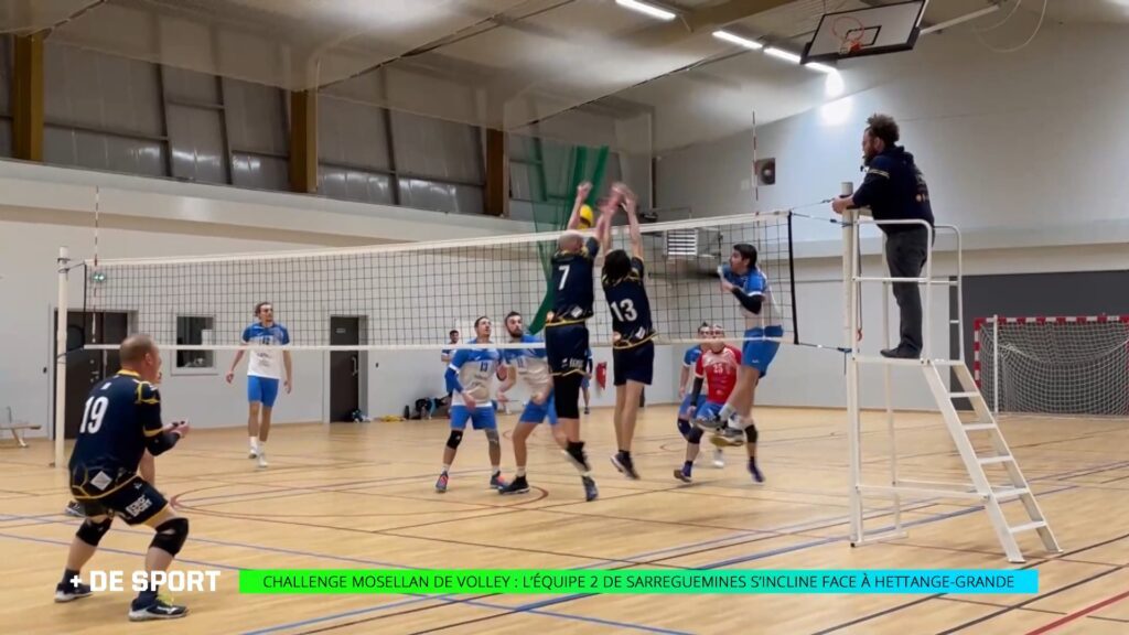 Challenge mosellan de volley : l’équipe 2 de Sarreguemines s’incline face à Hettange-Grande