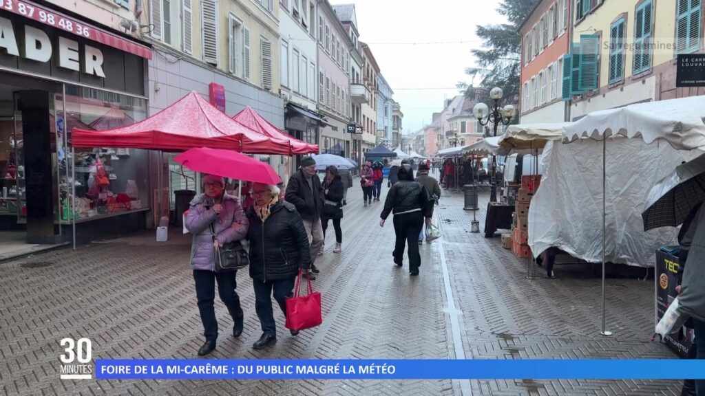 Foire de la mi-carême : du public malgré la météo