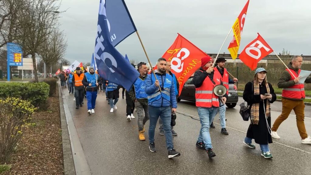 À Sarreguemines, les opposants à la réforme des retraites ont montré toute leur détermination