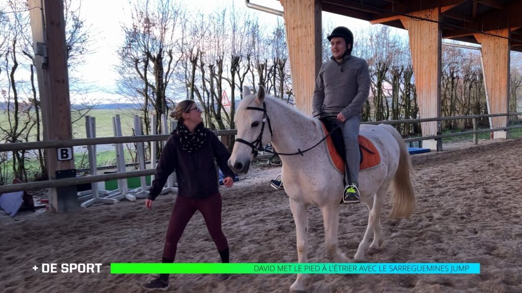 David met le pied à l’étrier avec le Sarreguemines Jump !