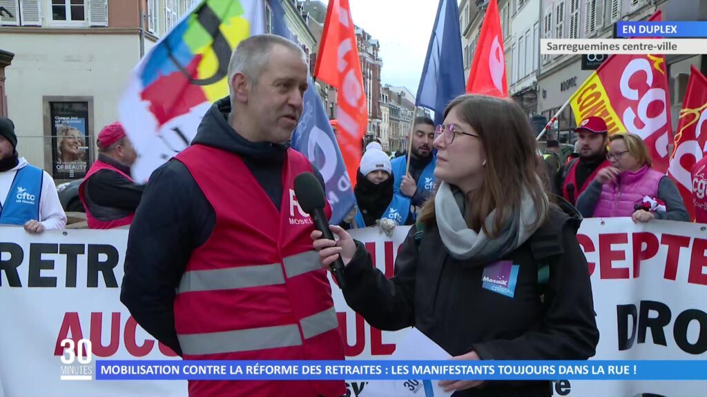 12è journée de mobilisation contre la réforme des retraites : les manifestants dans la rue !