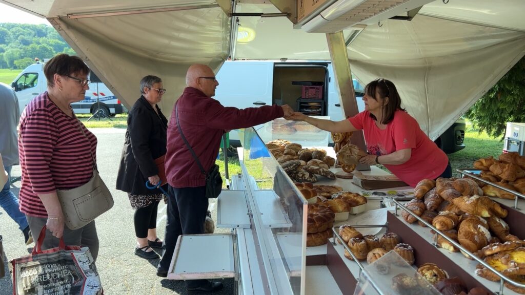 1er grand marché des producteurs, de printemps organisé par la CASC à Blies-Schweyen