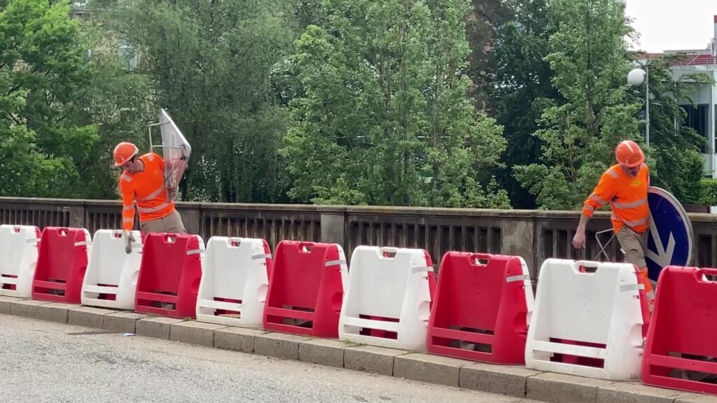 Les travaux sur le pont des Alliés de Sarreguemines se poursuivent