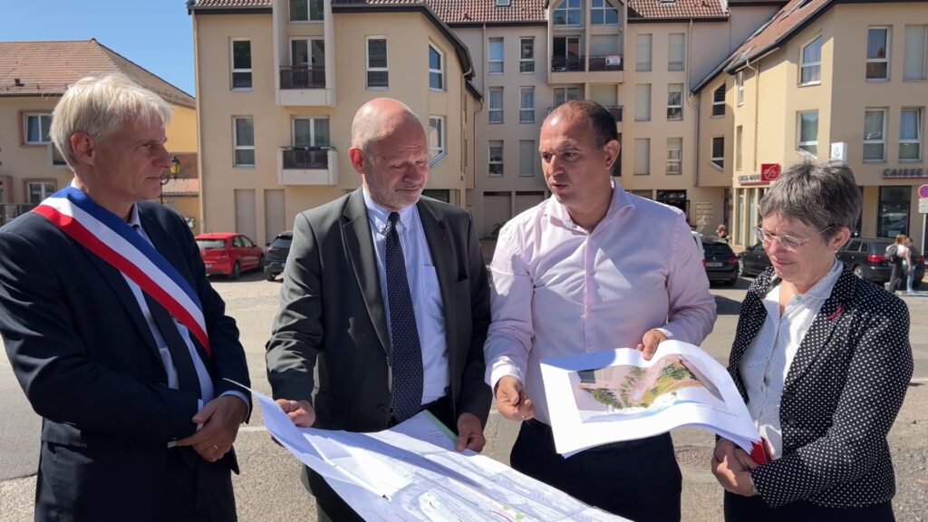 Découverte des chantiers et projets de Bitche pour le préfet de Moselle