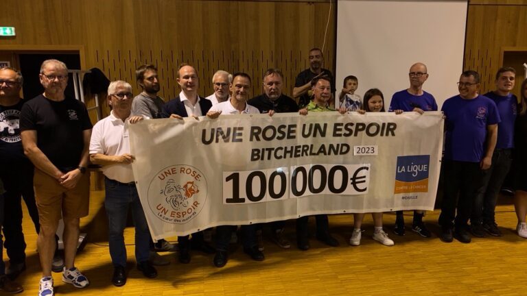 « Une Rose Un Espoir » : 100 000 € récoltés dans le Bitcherland