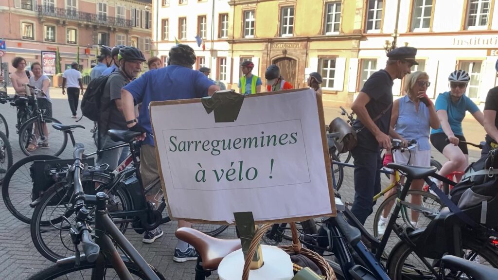 Une promenade a vélo pour tester la cyclabilité des rues de Sarreguemines