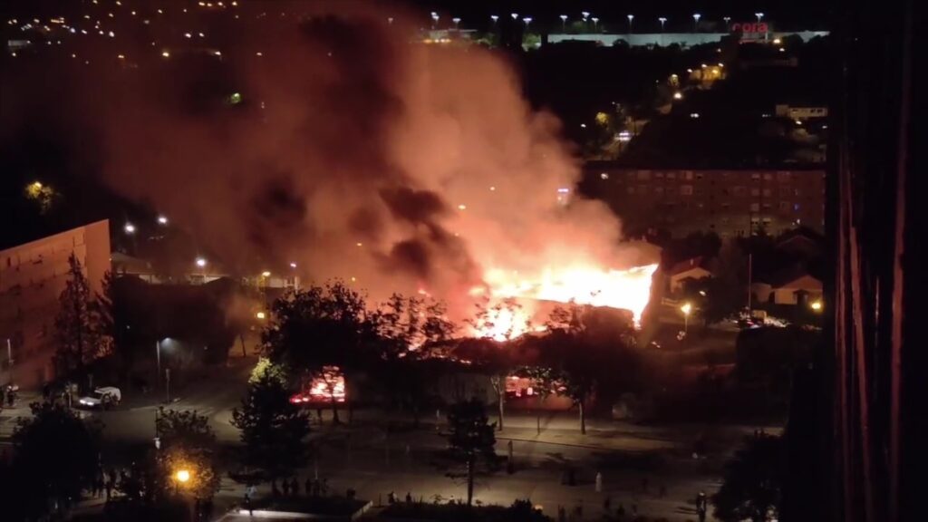 Incendie de la médiathèque de Borny dans la nuit de vendredi à samedi