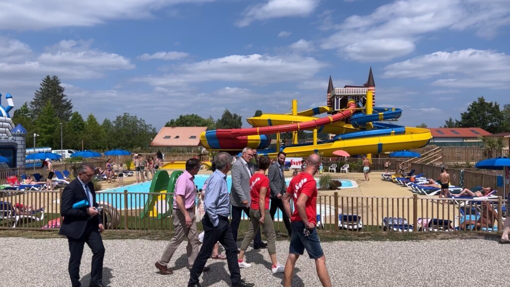 Patrick WEITEN en visite au camping “Palais de Gaufrette”