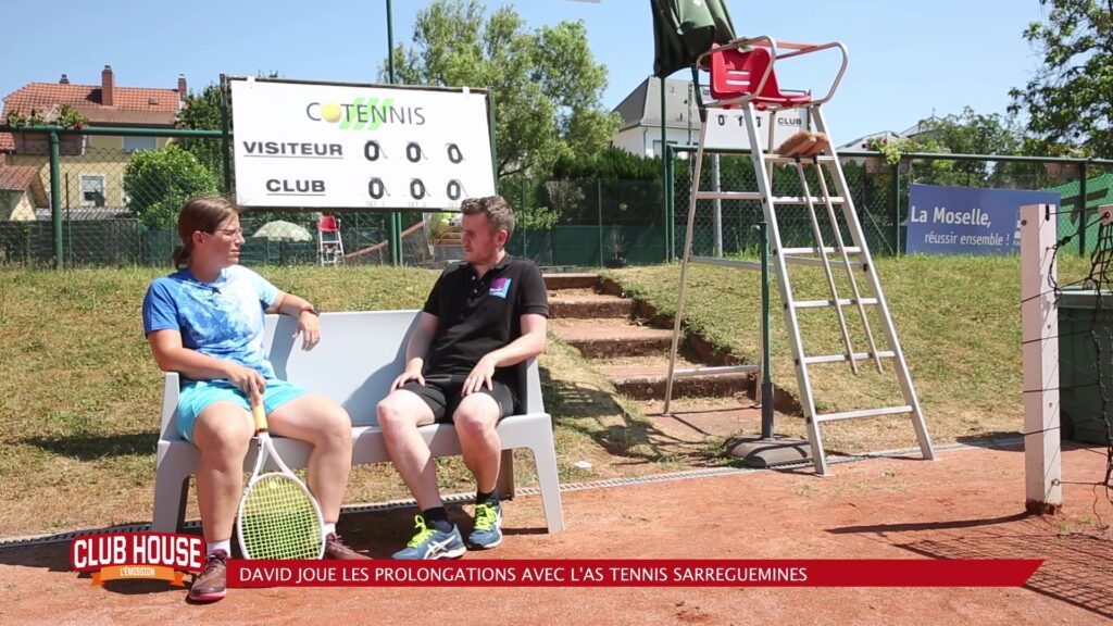 David joue les prolongations avec l'AS Tennis Sarreguemines !