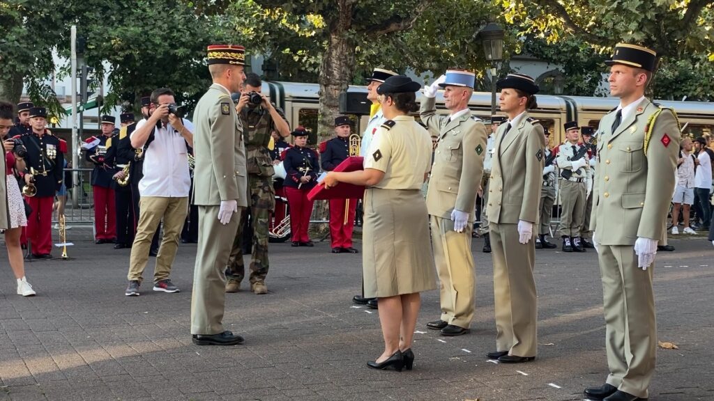 Deux militaires du 16ème BCP décorés de la valeur militaire