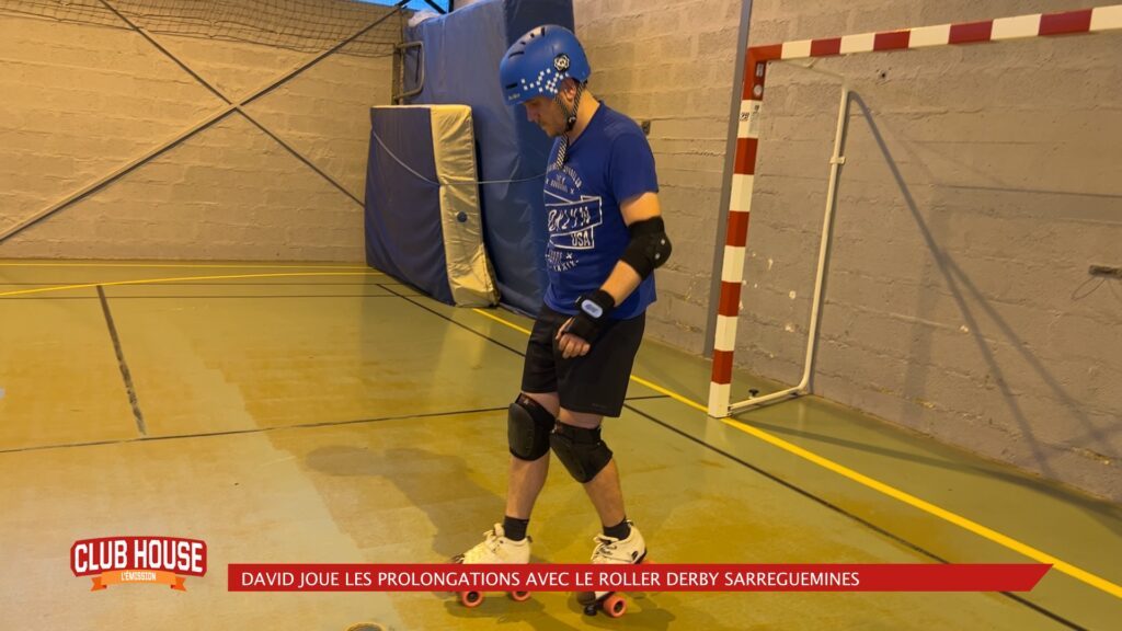 David joue les prolongations avec le Roller Derby Sarreguemines