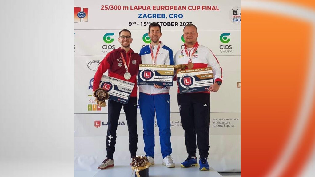 Coupe d’Europe de tir à Zagreb : l’or pour Émilien Chassat à la carabine 300m