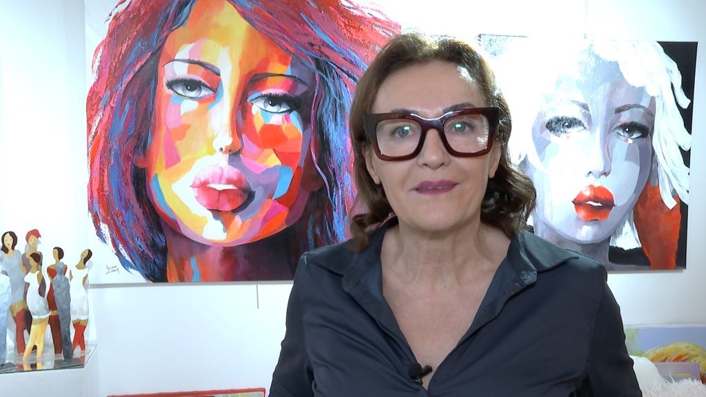 Nouvel atelier et nouveau style pictural pour Lysiane Beck