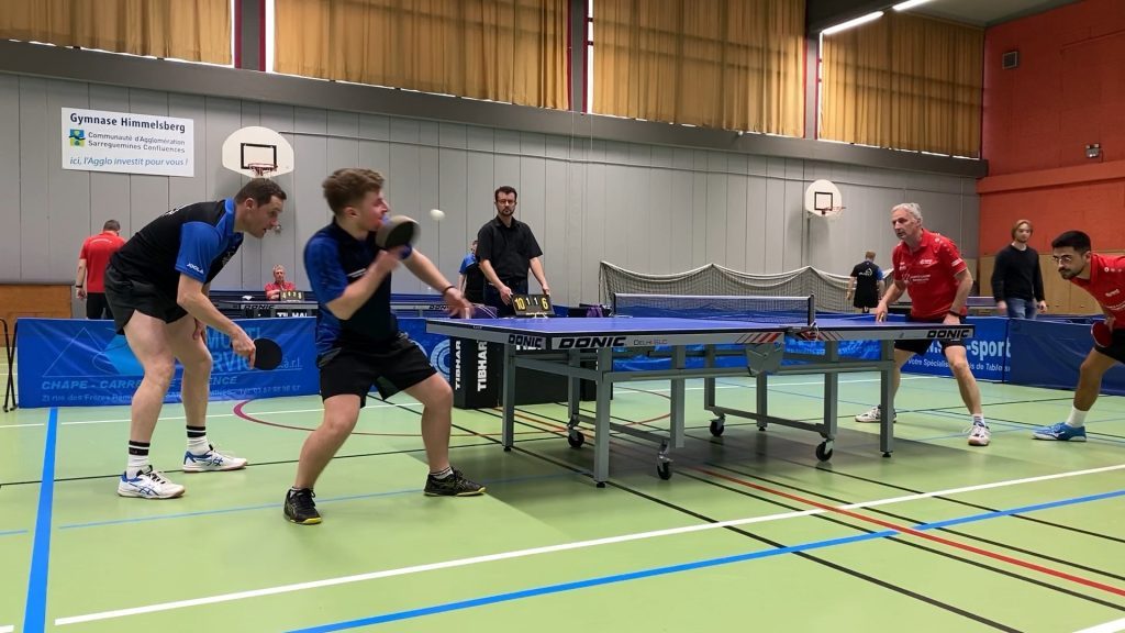 Tennis de table : carton plein pour Sarreguemines avec 3 montées