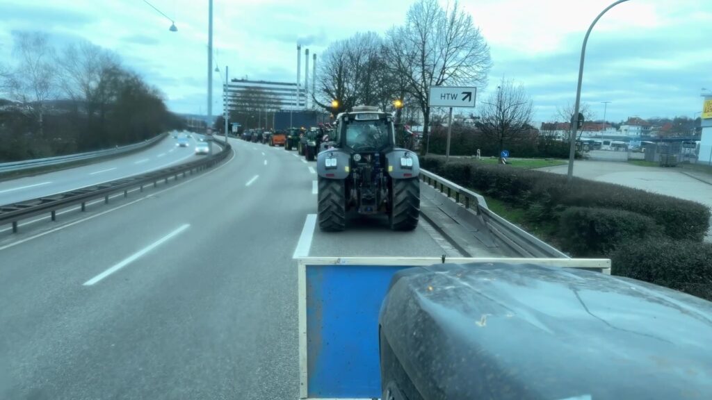 Agriculteurs français et allemand unis dans le même combat malgré les différences