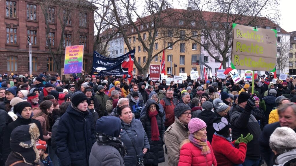 Manifestation à Sarrebruck « contre l’AFD, pour la diversité »