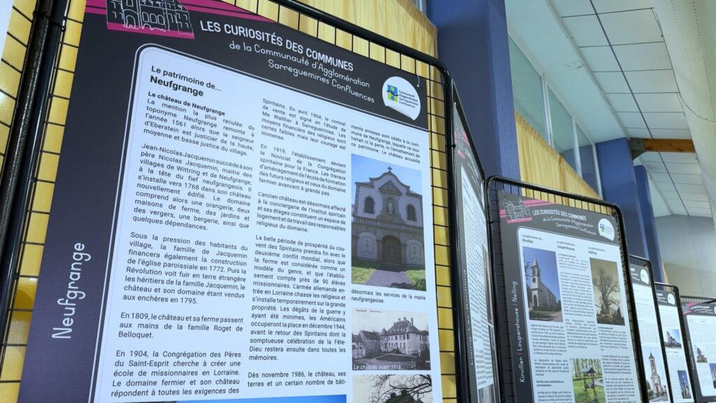 L’exposition itinérante du patrimoine des 38 communes de la CASC a débuté à Hambach