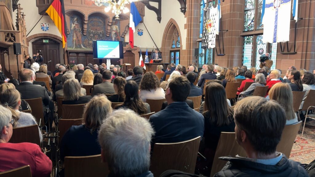 1ère journée franco-allemande à la mairie de Sarrebruck