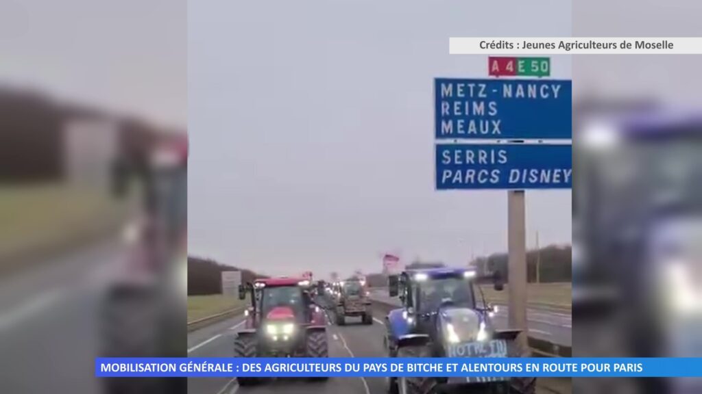 Mobilisation générale : des agriculteurs du Pays de Bitche et des alentours en route pour Paris