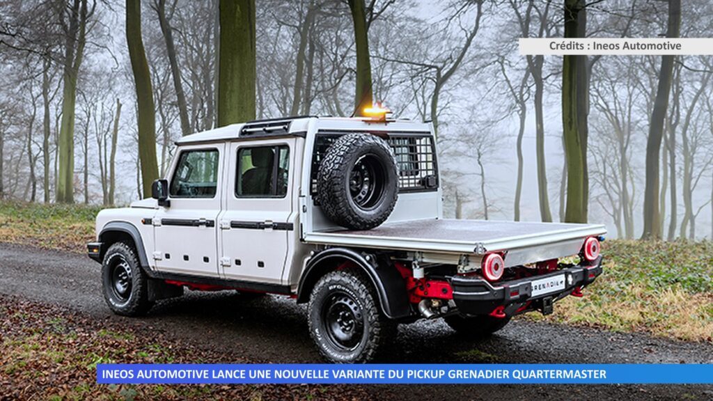 Ineos Automotive lance une nouvelle variante du pickup Grenadier Quartermaster