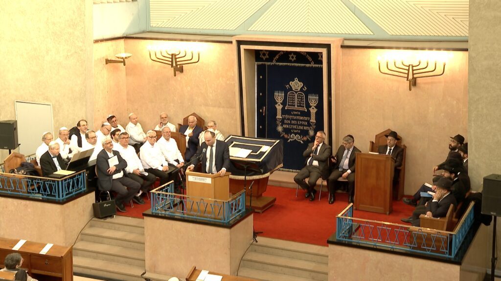 La synagogue actuelle de Sarreguemines a 65 ans