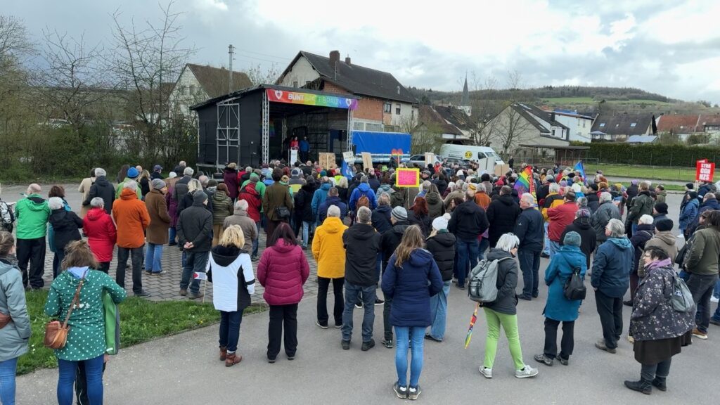 Une manifestation contre l’AFD et l’extrême droite à Reinheim