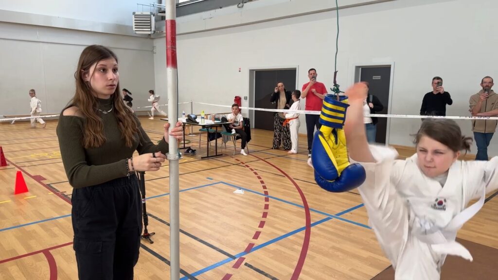 Le club de Sarreguemines organisait un criterium de taekwondo pour les enfants