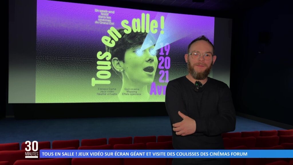 Tous en salle ! Jeux vidéo sur écran géant et visite des coulisses des Cinémas Forum