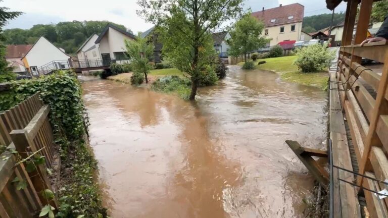 La commune de Walschbronn face aux inondations