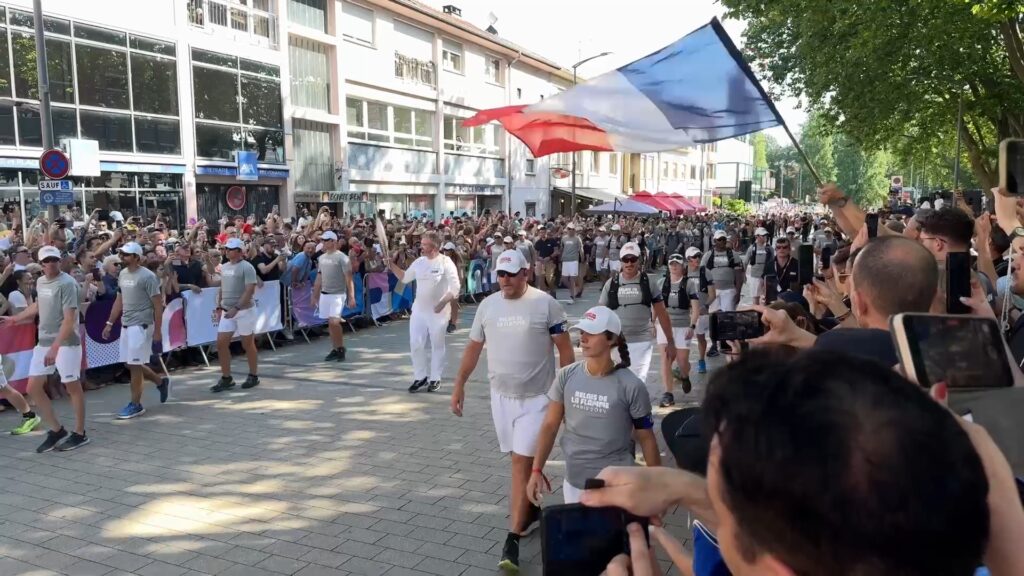 La flamme olympique de passage à Sarreguemines