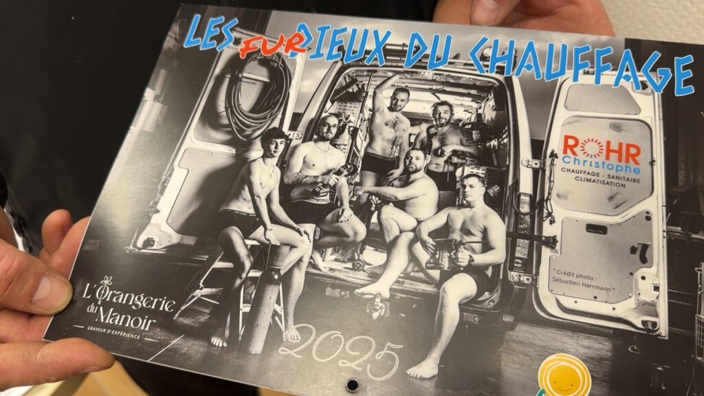 Une entreprise réalise un calendrier dénudé pour la bonne cause