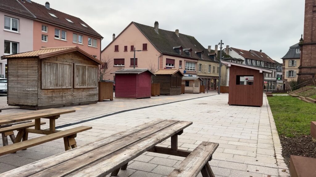 Un village de Noël sur la Place de la Légion d’Honneur