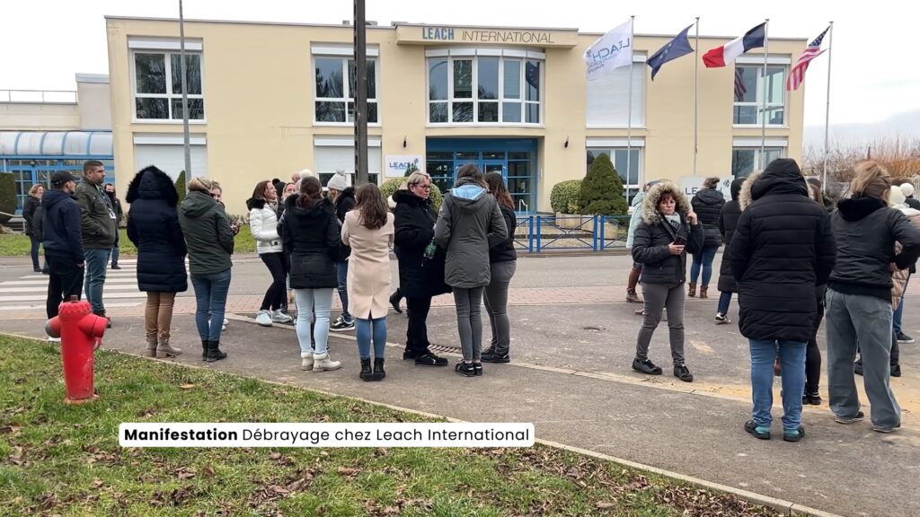 Débrayage chez Leach International