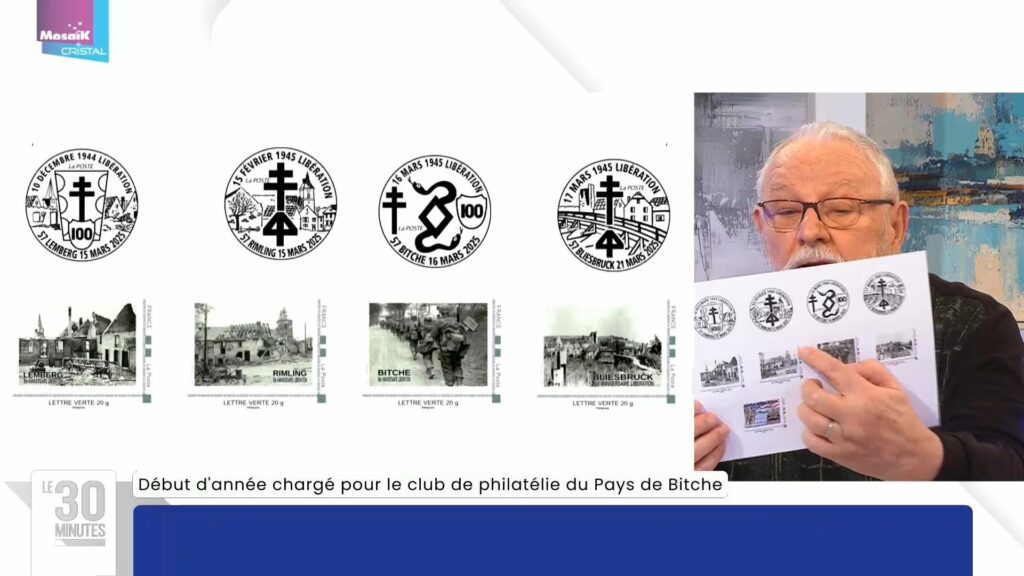 Le club de philatélie du Pays de Bitche contribue à la mémoire à travers ses timbres
