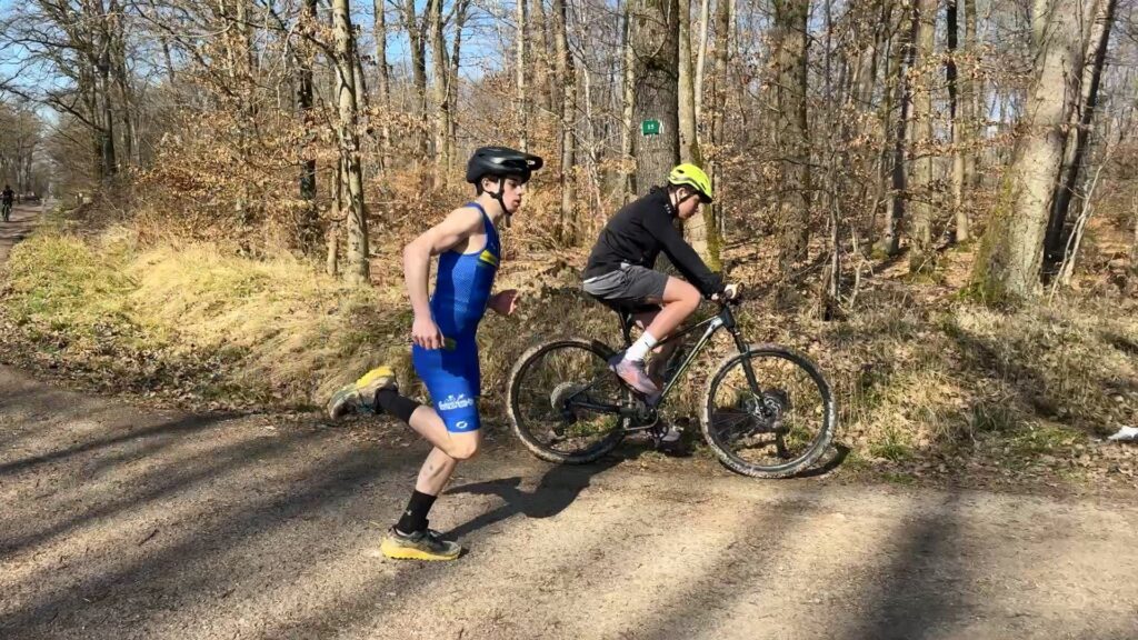L’école de triathlon s’entraîne pour l’épreuve Bike & Run