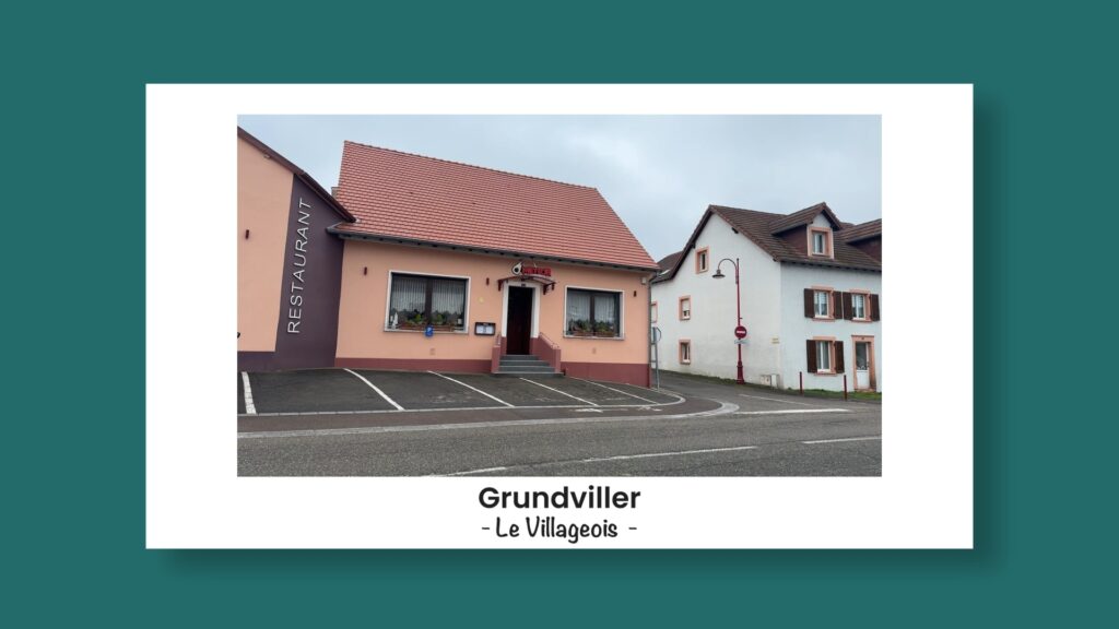 Hop'la, la carte postale : Le villageois, une institution à Grundviller