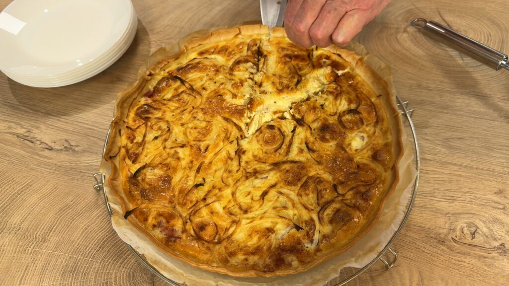 Hop'la, instant gourmand : une quiche lorraine