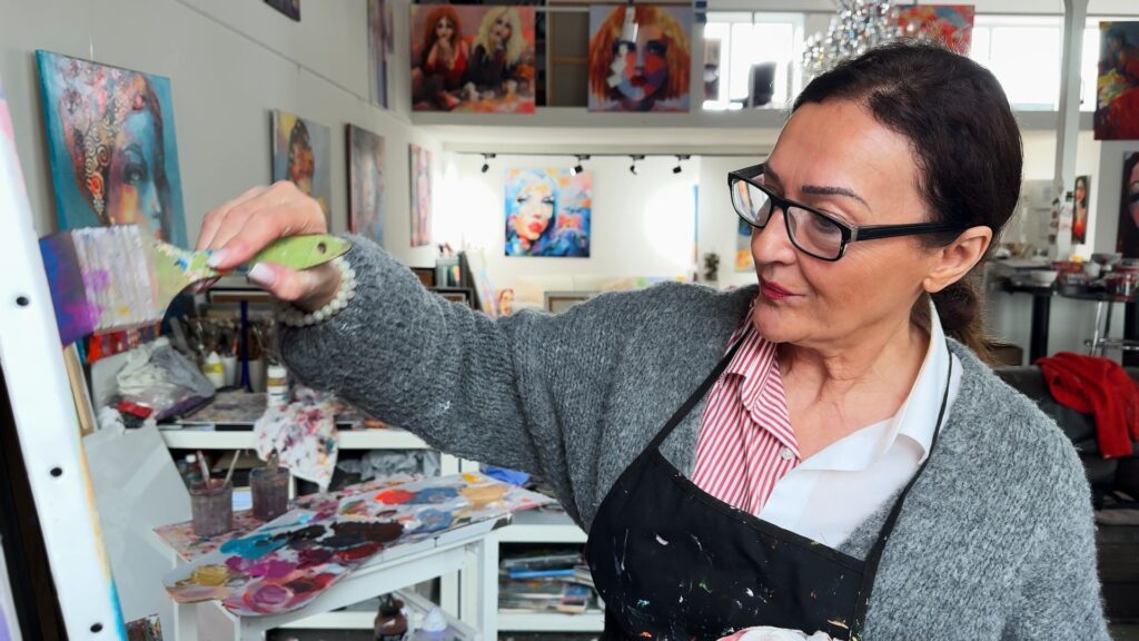 Hop'la, le portrait : La peinture, une passion dévorante pour Lysiane Beck