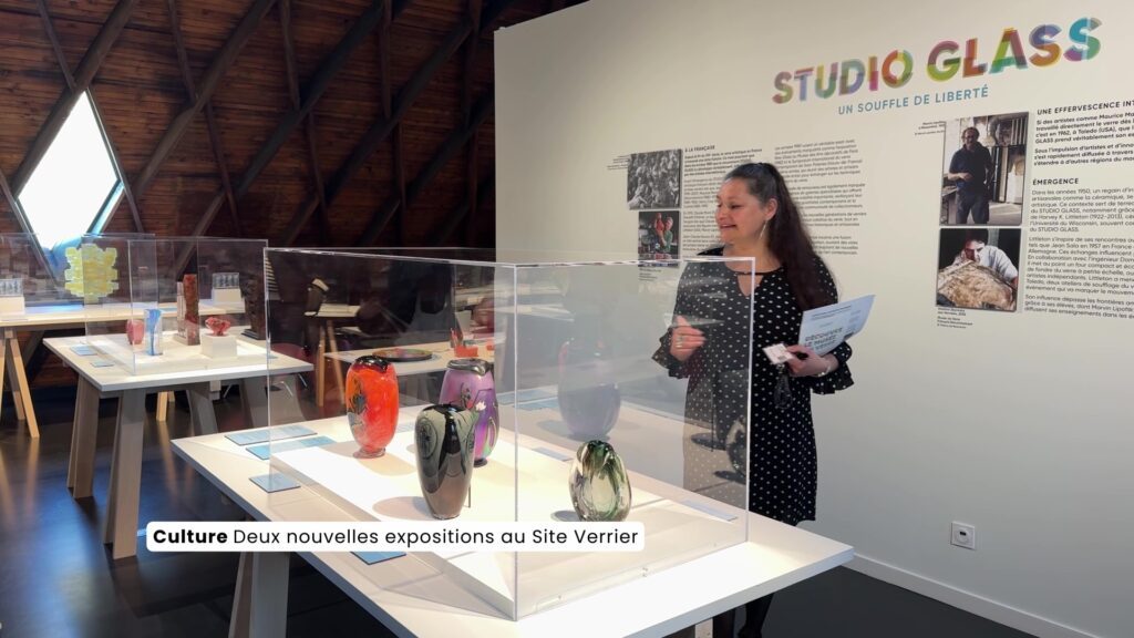 2 nouvelles expositions au site verrier